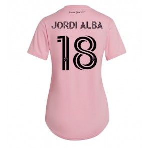 Inter Miami Jordi Alba #18 Koszulka Podstawowych Kobiety 2023-24 Krótki Rękaw
